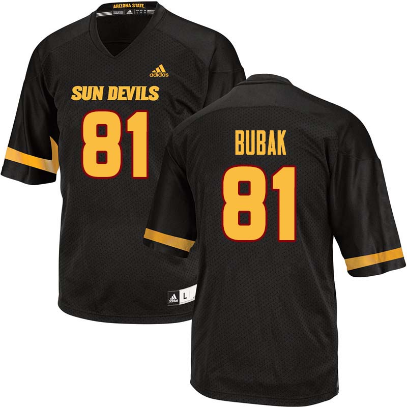 Men #81 Jared Bubak Arizona State Sun Devils College Football Jerseys Sale-Black